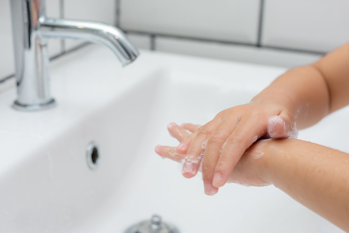 Frequent Handwashing Sends Germs Right Down The Drain